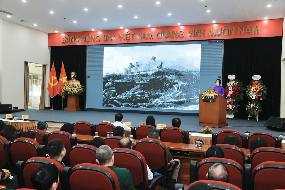 Tổng Giám đốc TTXVN Vũ Việt Trang phát biểu. (Ảnh: Minh Quyết/TTXVN)