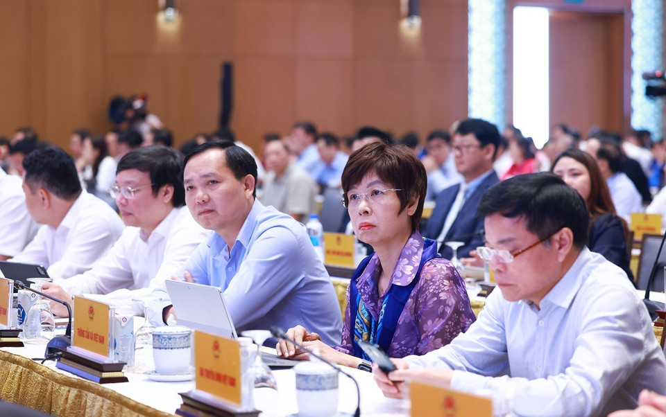 Các đại biểu tham dự Ngày Chuyển đổi số quốc gia (10/10) năm 2024. (Ảnh: Dương Giang/TTXVN)