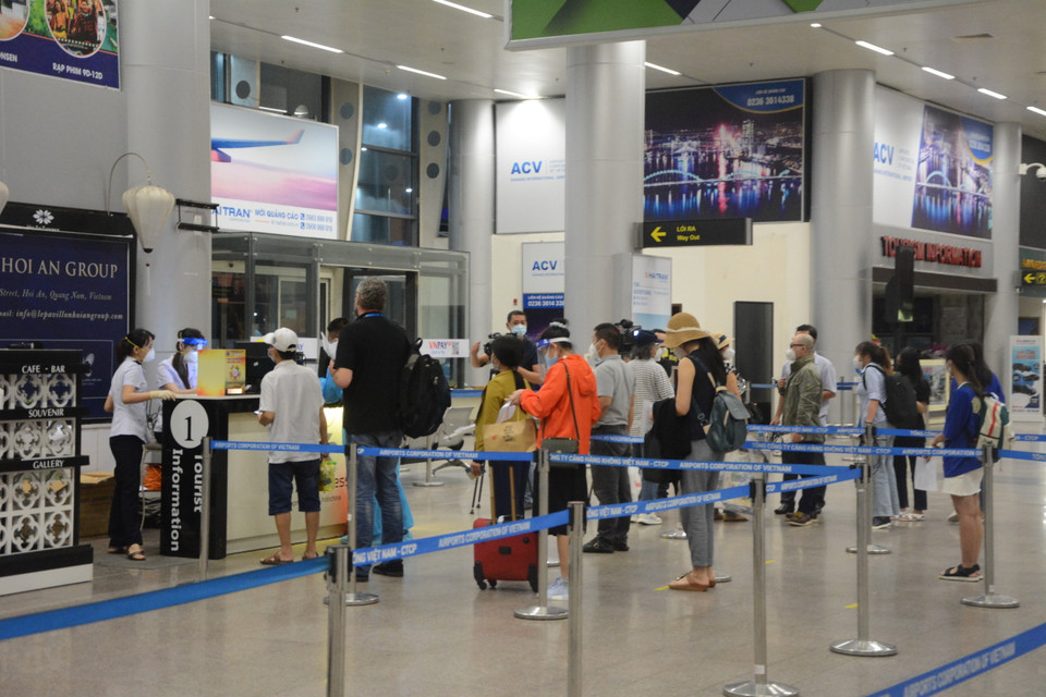 Toàn cảnh Cảng Hàng không quốc tế Đà Nẵng. (Ảnh: Văn Dũng/TTXVN)