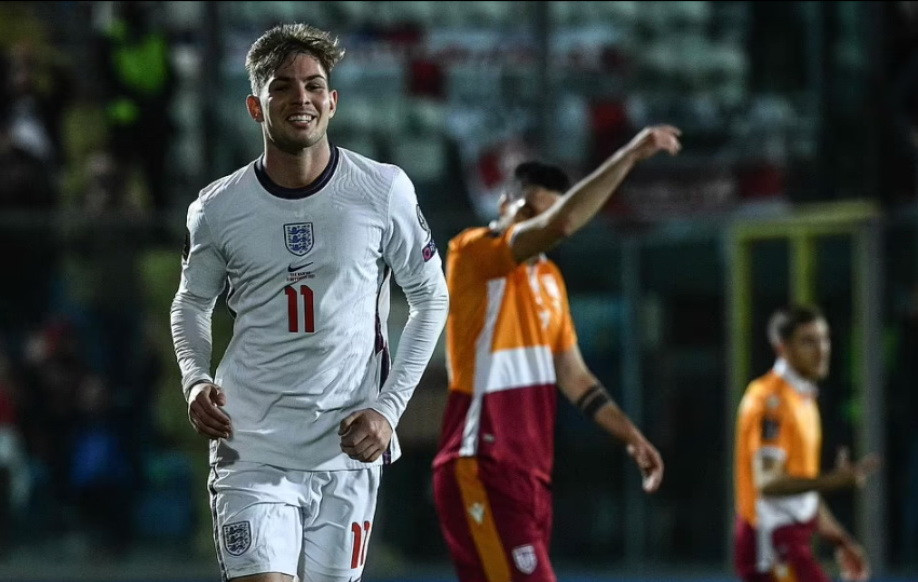Phút 58, Emile Smith Rowe gia tăng cách biệt lên thành 7-0 cho Tam sư. (Nguồn: Getty Images)