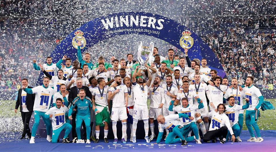 Đây cũng là lần thứ 14 đội bóng Hoàng gia Tây Ban Nha bước lên đỉnh châu Âu. (Nguồn: Realmadrid)