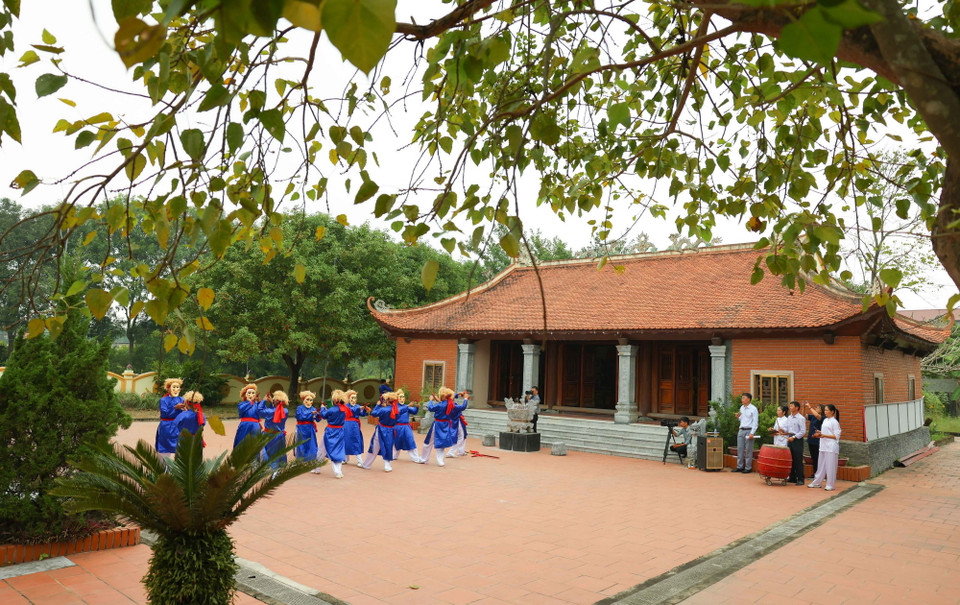 Xã Xuân Trường và huyện Thọ Xuân đang triển khai các chương trình bảo tồn và phát huy bền vững giá trị di sản văn hóa gắn với các di tích, di sản văn hóa. (Ảnh: Thanh Tùng/TTXVN)