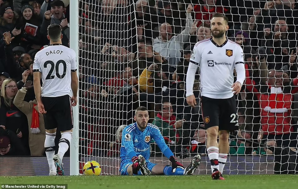 Manchester United đã trải qua ngày thi đấu đáng quên khi phải nhận thảm bại 0-7 trước Liverpool. (Nguồn: Getty Images)