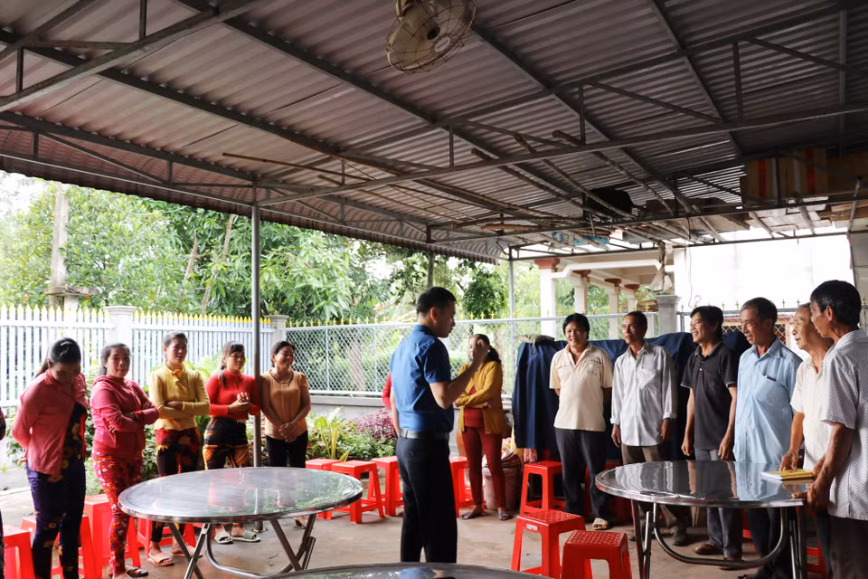 Hệ thống học tập và hành động về giới là một phương pháp tăng quyền được thực hiện bởi chính cộng đồng, nhằm tăng quyền cho phụ nữ và nam giới để họ tự chủ trong cuộc sống. (Ảnh: PV/Vietnam+)