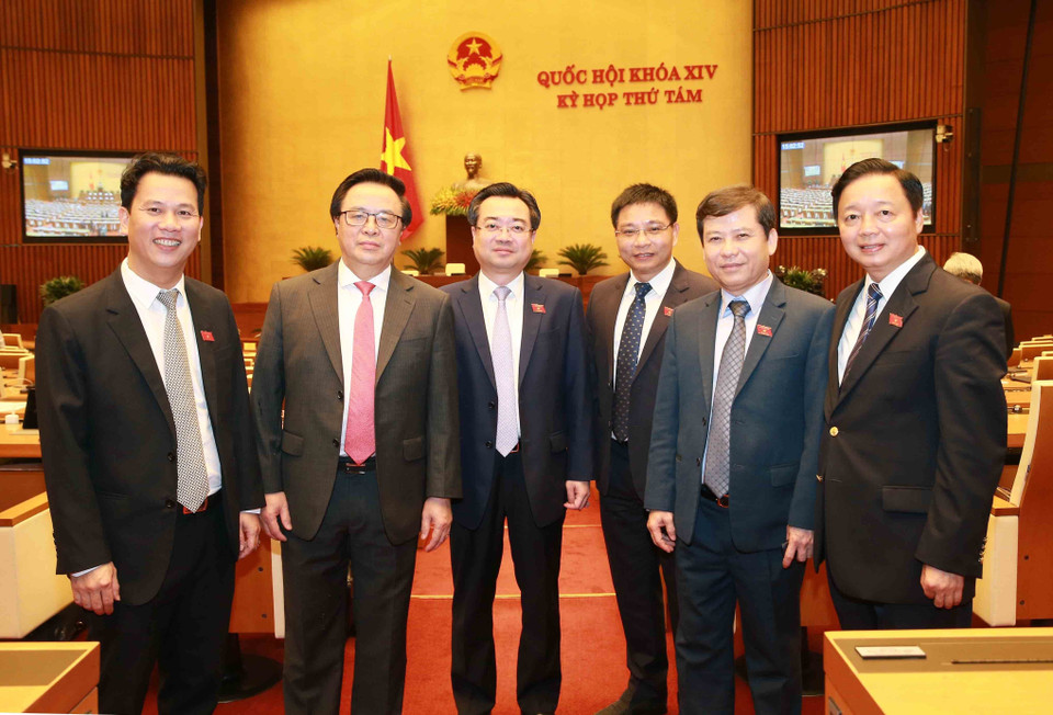 Đại biểu Quốc hội tại phiên bế mạc. (Ảnh: Doãn Tấn/TTXVN)