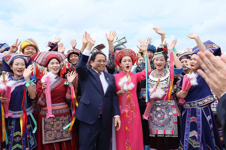 Việc Thủ tướng Phạm Minh Chính dự CAEXPO đã thể hiện sự chủ động, tích cực của Việt Nam trong việc duy trì và tăng cường hợp tác khu vực, đặc biệt trong bối cảnh kinh tế thế giới đang có những biến động bất lợi hiện nay. (Ảnh: Dương Giang/TTXVN)