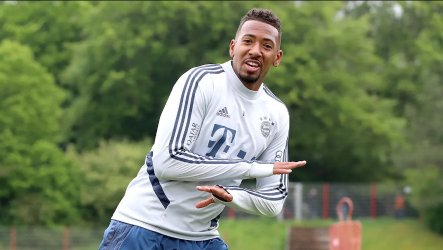 Boateng khá thoải mái trong buổi tập. (Nguồn: FcBayern)