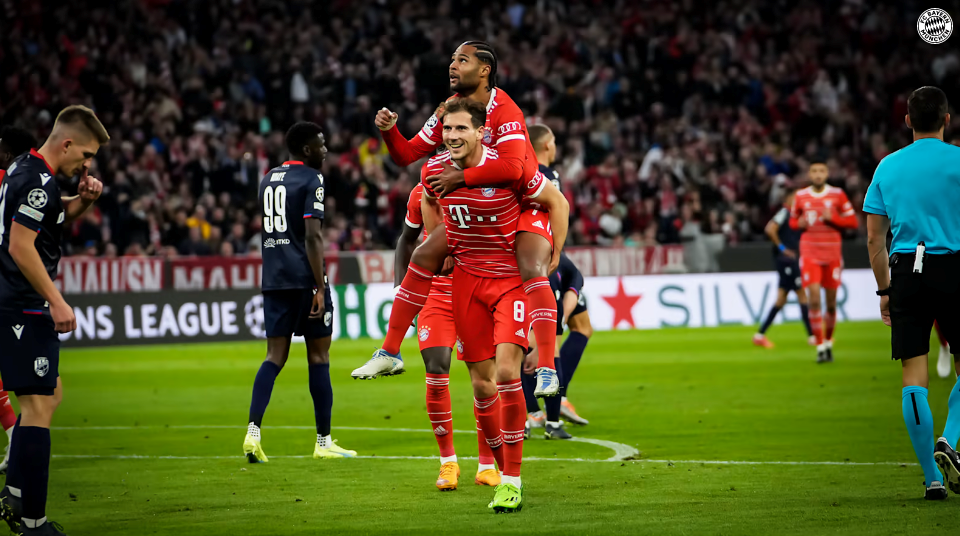 …với pha lập công nhân đôi cách biệt cho đội chủ nhà. (Nguồn: fcbayern)