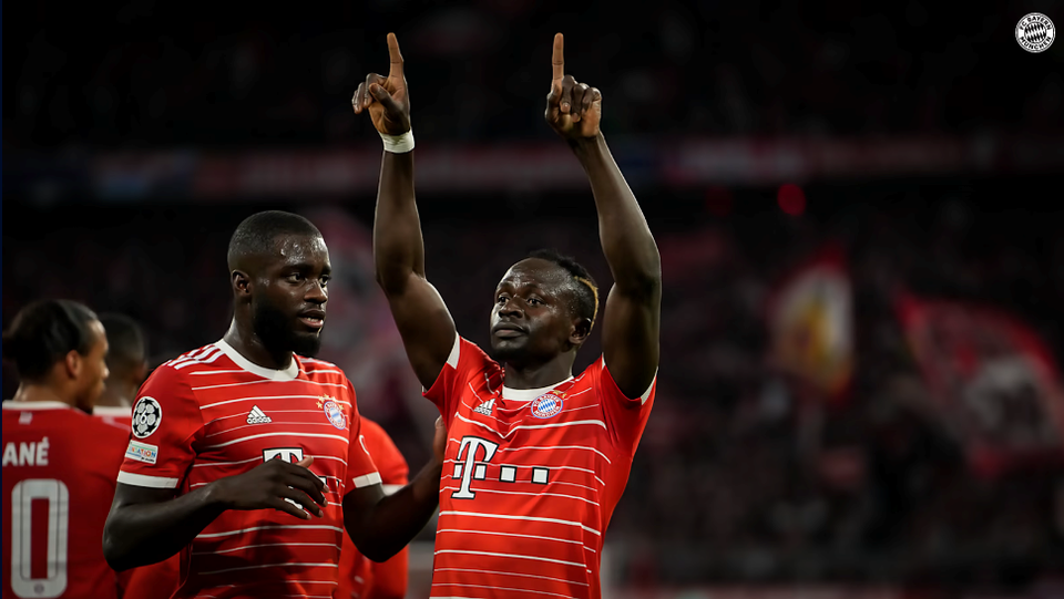 Đây cũng là bàn thắng đầu tiên của Mane cho Bayern ở Champions League. (Nguồn: fcbayern)