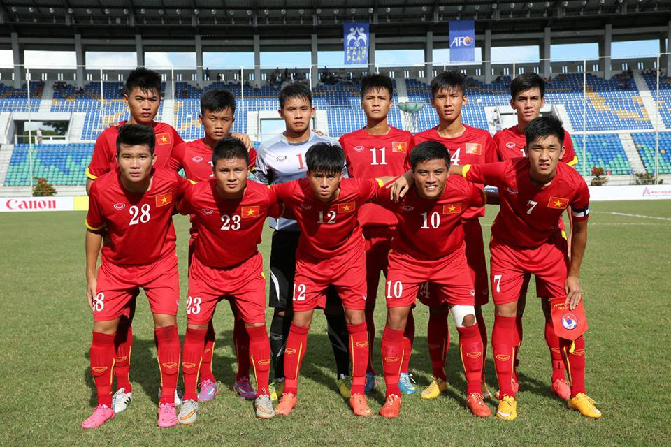 Đội hình ra sân của U19 Việt Nam. (Nguồn: Myanmar Football Federation)