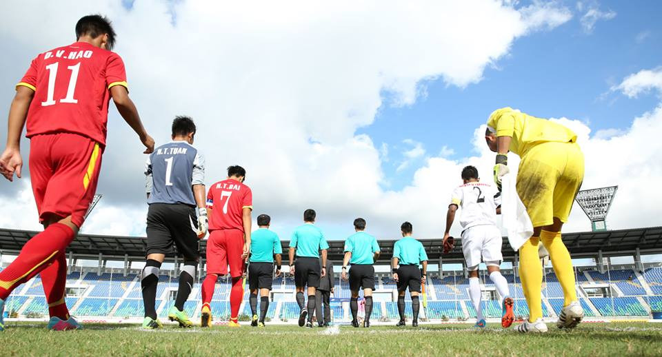 Đây được xem là trận đấu quan trọng đối với cả hai đội, đặc biệt là Timor Leste. (Nguồn: Myanmar Football Federation)