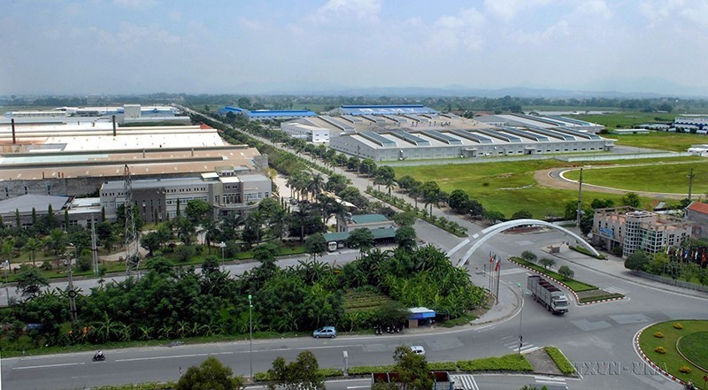 Đến nay, tỉnh Vĩnh Phúc có 14 khu công nghiệp được quyết định chủ trương đầu tư/cấp Giấy chứng nhận đăng ký đầu tư và thành lập với tổng diện tích quy hoạch là 2.773,948 ha. Trong ảnh: Một góc Khu công nghiệp Bình Xuyên (Vĩnh Phúc). (Ảnh: Danh Lam/TTXVN)