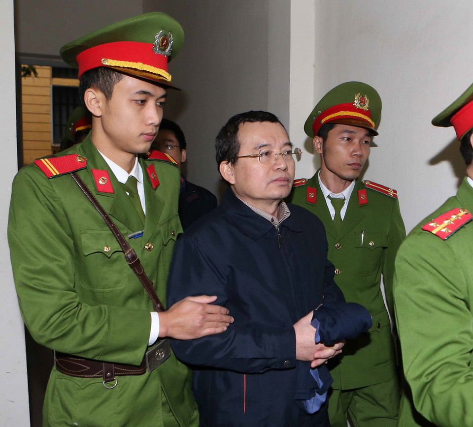 Bị cáo Nguyễn Quốc Khánh. (Ảnh: Doãn Tấn/TTXVN)