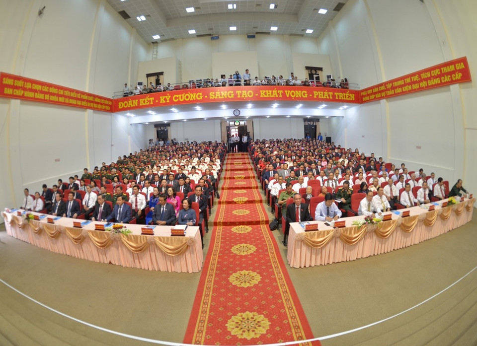 Quang cảnh phiên khai mạc. (Ảnh: Huỳnh Sử/TTXVN)