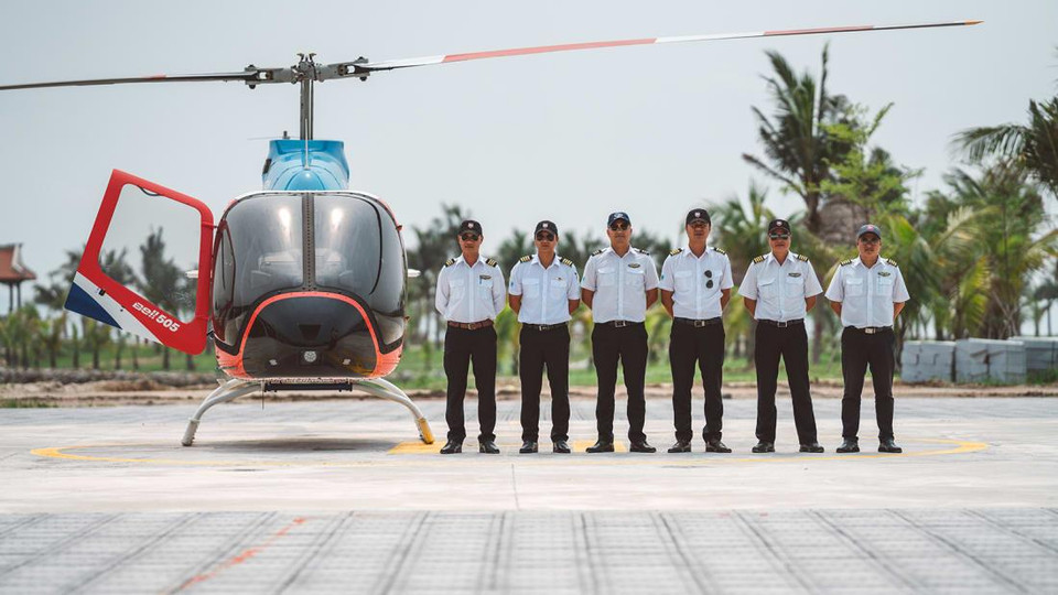  Dịch vụ bay này do Công ty trực thăng miền Bắc (thuộc Tổng công ty trực thăng Việt Nam) cung cấp. (Nguồn: CNN)