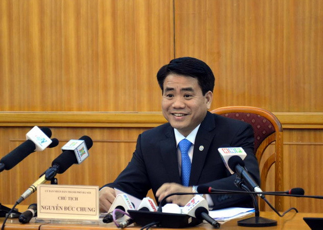 Nguyễn Đức Chung, Phó Bí thư Thành ủy, Giám đốc Công an thành phố Hà Nội được tín nhiệm bầu làm Chủ tịch UBND thành phố Hà Nội. (Ảnh: Nguyễn Văn Cảnh​/Vietnam+)