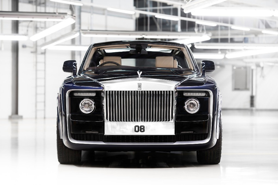 Rolls-Royce Sweptail được thiết kế theo đơn đặt hàng của một vị khách đặc biệt tại sự kiện Concorso d'Eleganza (Italy). (Nguồn: Rolls-Royce)