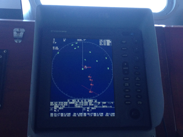 Qua radar, vào thời điểm sáng 29/1, có ít nhất 51 tàu Tung Quốc hoạt động quanh khu vực giàn khoan, trong đó có 2 tàu quân sự.