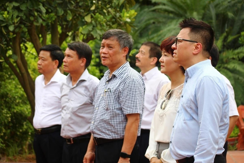 Đoàn đại biểu TTXVN. (Ảnh: Hùng Võ/Vietnam+)