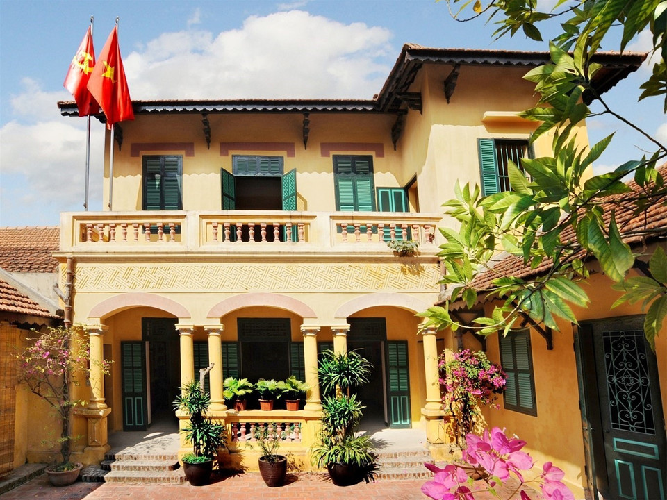 Ngôi nhà ở làng Vạn Phúc (Hà Đông), nơi Hồ Chủ tịch ở và viết lời kêu gọi toàn quốc kháng chiến ngày 19/12/1946. (Ảnh: TTXVN phát)