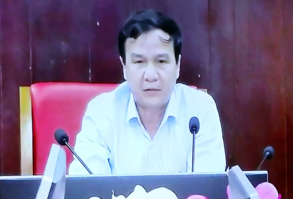 Bác sỹ Lê Đình Thanh, Giám đốc Bệnh viện Thống Nhất, Thành phố Hồ Chí Minh phát biểu. (Ảnh: Thống Nhất/TTXVN)