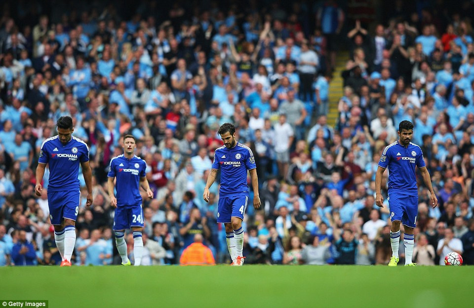 ... cầu thủ Chelsea thất thểu rời sân. (Nguồn: Getty Images)