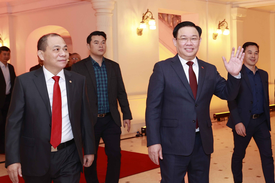 Chủ tịch Quốc hội Vương Đình Huệ. (Ảnh: Doãn Tấn/TTXVN)