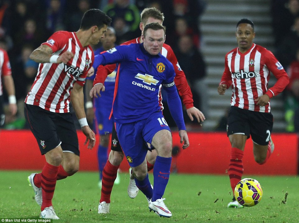 Rooney trở lại trong đội hình của Manchester United.