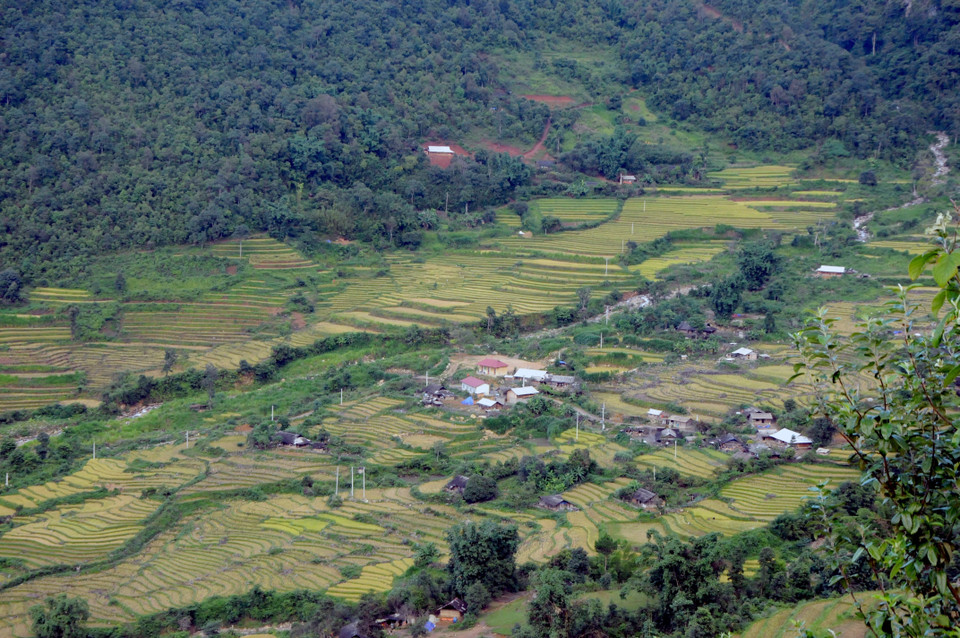 Một góc xã Ngọc Chiến, huyện Mường La, tỉnh Sơn La. (Ảnh: Quang Quyết/TTXVN)