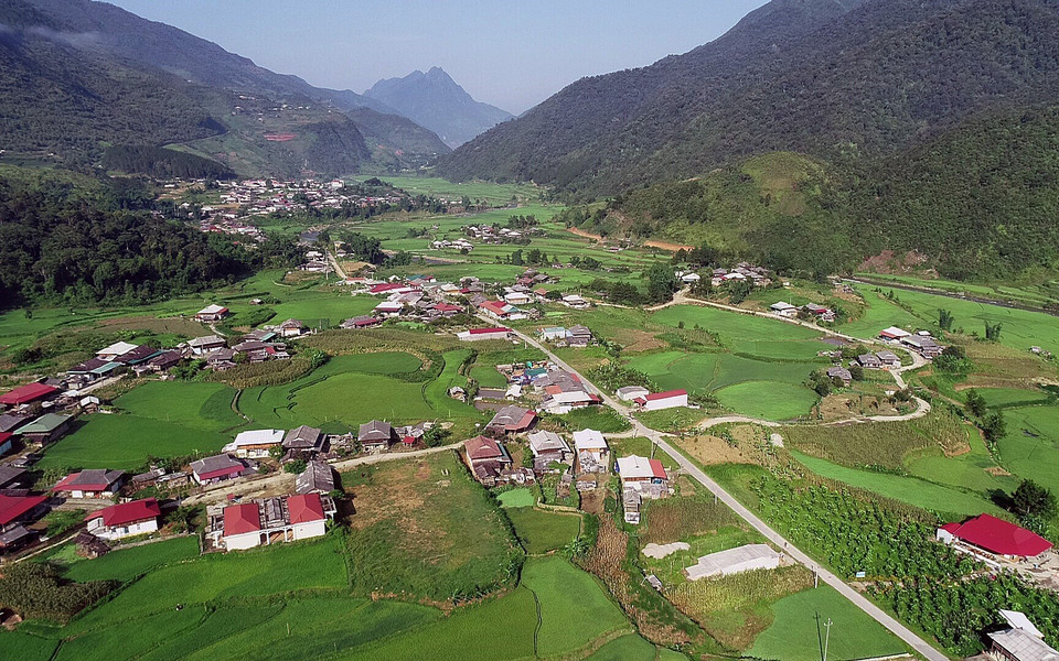 Một góc xã Ngọc Chiến, huyện Mường La, tỉnh Sơn La. (Ảnh: Quang Quyết/TTXVN)