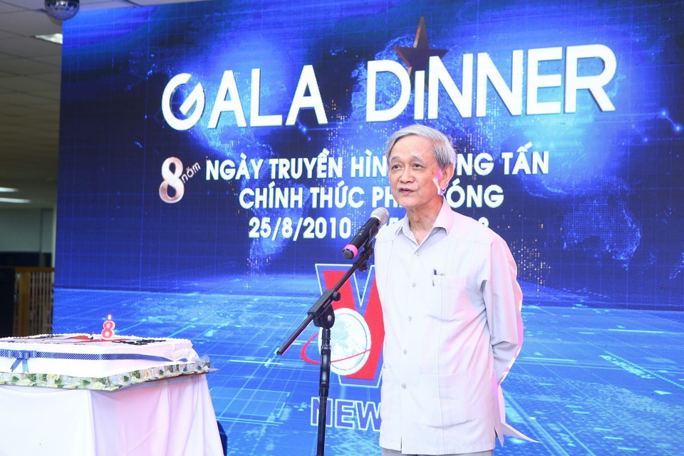 Ông Hồ Tiến Nghị, nguyên Tổng giám đốc Thông tấn xã Việt Nam phát biểu. (Ảnh: Minh Quyết/TTXVN)