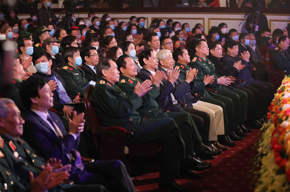 Đại biểu dự chương trình. (Ảnh: Thanh Tùng/TTXVN)