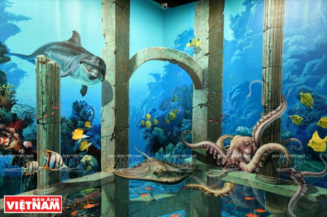 Thế giới Đại dương trong Bảo tàng tranh 3D Artinus