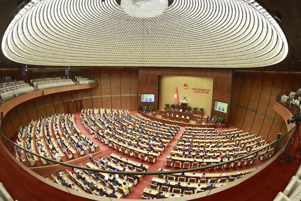 Toàn cảnh phiên bế mạc. (Ảnh: Doãn Tấn/TTXVN)