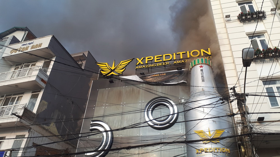  Câu lạc bộ beer Xpedtion nằm trên đường Nguyễn Chí Thanh, phường 1, khu Hòa Bình ở khu vực trung tâm thành phố Đà Lạt. (Ảnh: Đăng Tuấn/TTXVN)