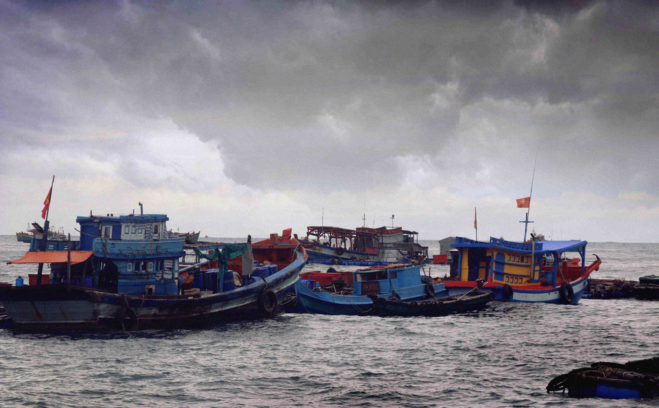 Đảo Hòn Chuối là nơi nhiều tàu thuyền tránh trú khi gặp phải thời tiết xấu trên biển. (Ảnh: Huỳnh Anh/TTXVN)