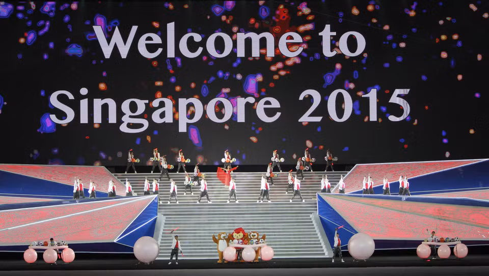 Hẹn gặp lại ở SEA Games 28 tổ chức tại Singapore. (Ảnh: Quang Nhựt/TTXVN)