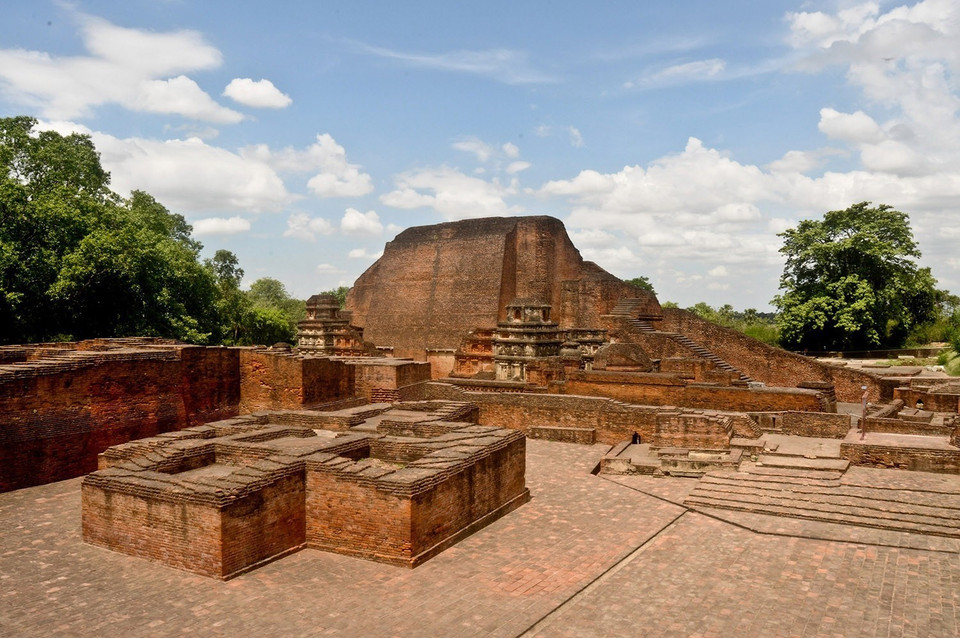 Đại học Phật giáo Mahavihara Nalanda ở Ấn Độ được UNESCO đưa vào danh sách Di sản thế giới năm 2016. (Nguồn: THX/TTXVN)