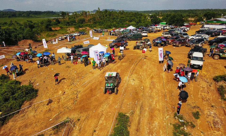  Quang cảnh đường đua số 5 "dốc tử thần". (Ảnh: Thành Đạt/TTXVN)