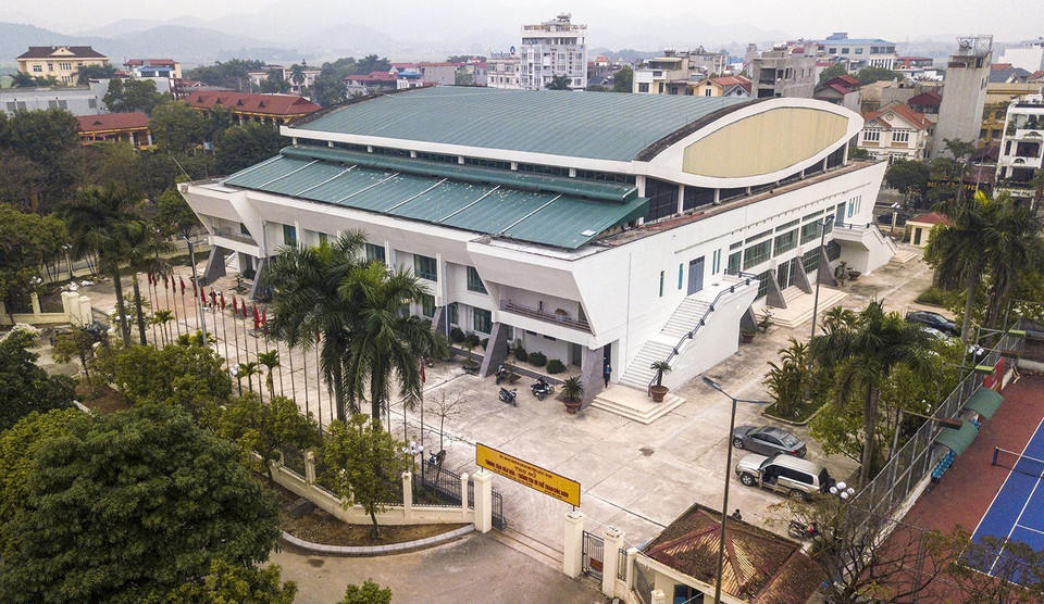  Nhà thi đấu Sóc Sơn sẽ là nơi diễn ra môn thi đấu Vovinam tại SEA Gmaes 31. (Ảnh: Tuấn Anh/TTXVN)