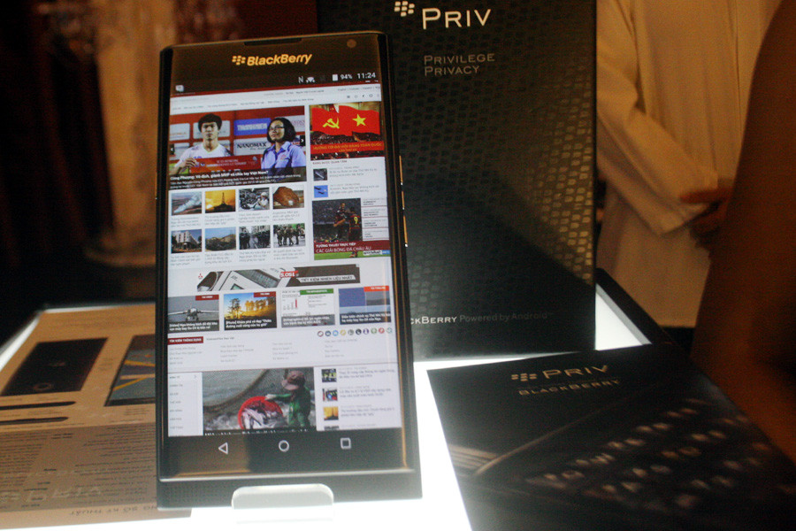 Màn hình độ phân giải 2560x1440 cho hiển thị sắc nét. (Ảnh: T.H/Vietnam+)