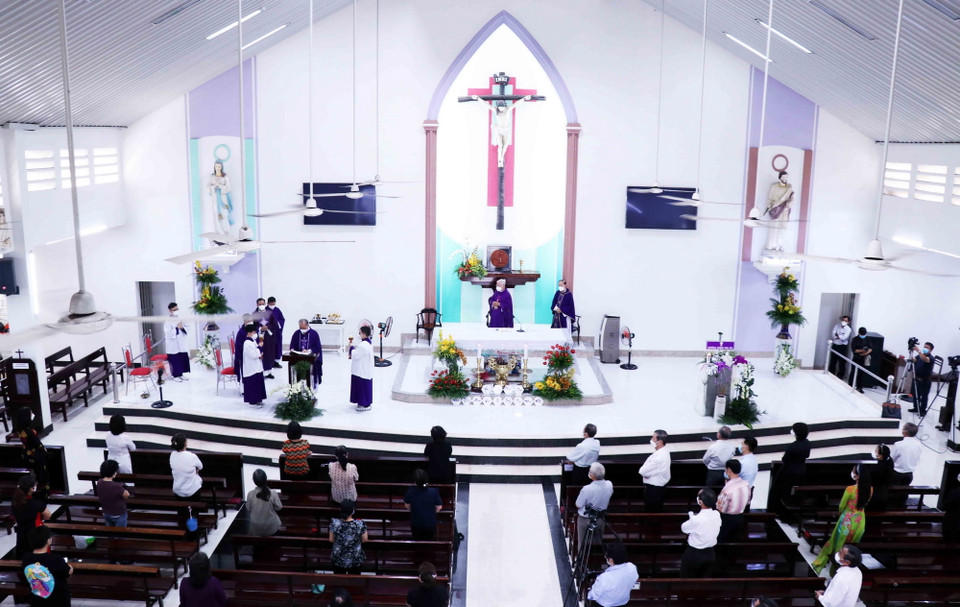 Quang cảnh Lễ tưởng niệm. (Ảnh: Xuân Khu/TTXVN)