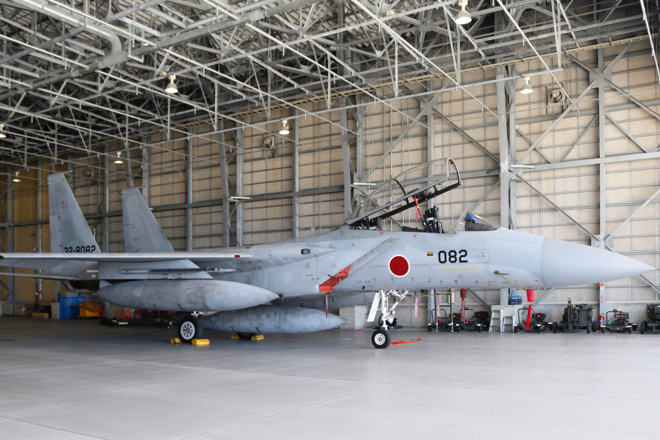 Một chiếc máy bay F-15J phục vụ huấn luyện.