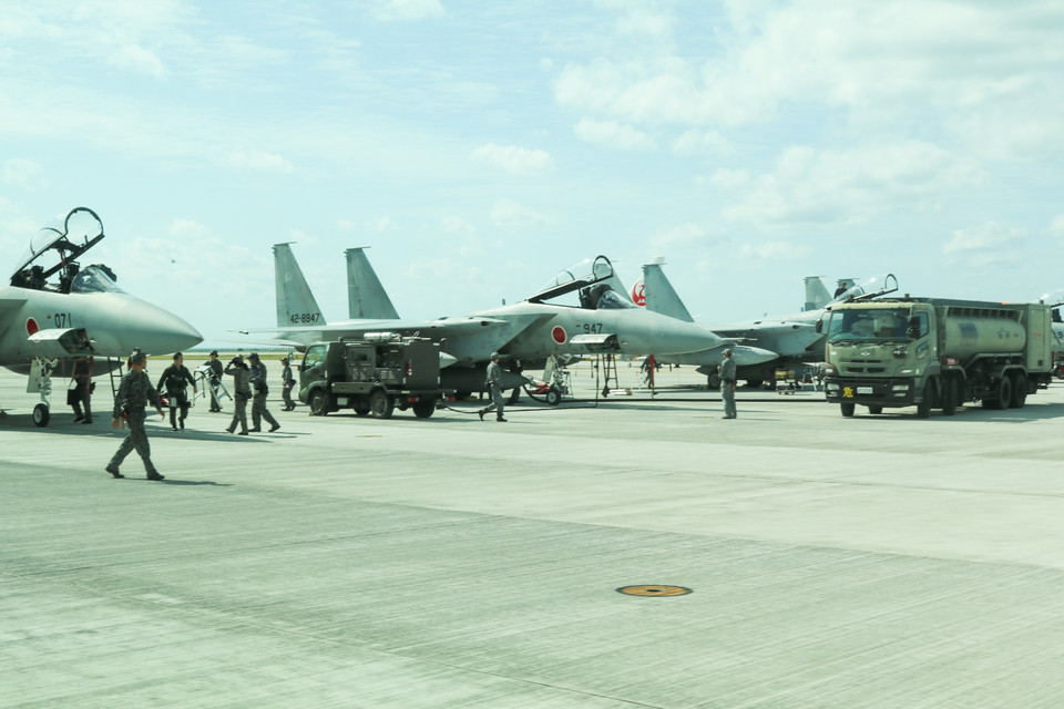 Căn cứ Naha của JASDF phân khu Tây Nam là trụ sở đóng quân của Phi đoàn số 9.