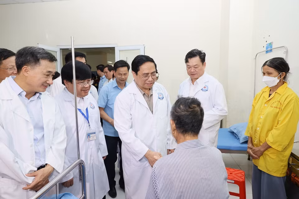 Bệnh viện được xây dựng theo tiêu chí chính quy, khoa học, xanh, sạch, đẹp, thân thiện với môi trường, đáp ứng nhu cầu chăm sóc sức khỏe của nhân dân các dân tộc trong tỉnh Bắc Kạn và các tỉnh lân cận. (Ảnh: Dương Giang/TTXVN)