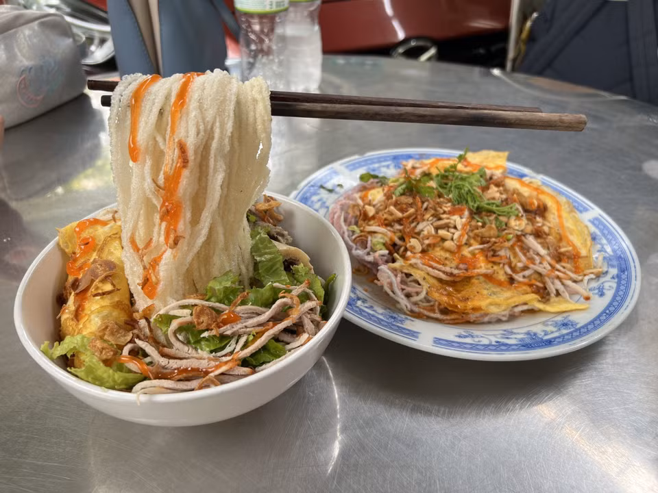 Một món mới được sáng tạo từ hủ tiếu sẽ được cho ra mắt trong thời gian tới. (Ảnh: TTXVN phát)