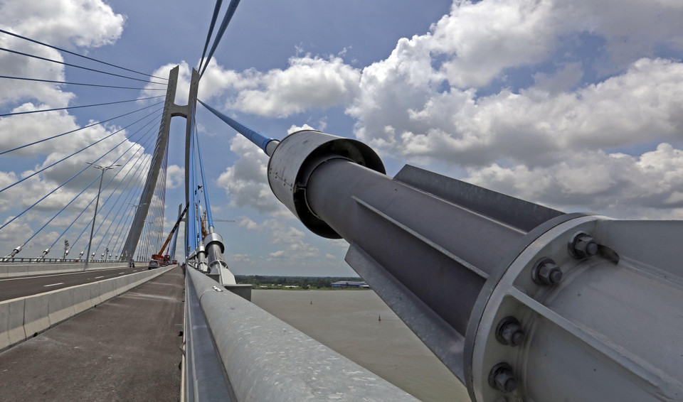 Tổng mức đầu tư dự án là 271 triệu USD (tương đương gần 5.700 tỷ đồng) bằng nguồn vốn ODA của Hàn Quốc và vốn đối ứng của Chính phủ Việt Nam. (Ảnh: Huy Hùng/TTXVN)