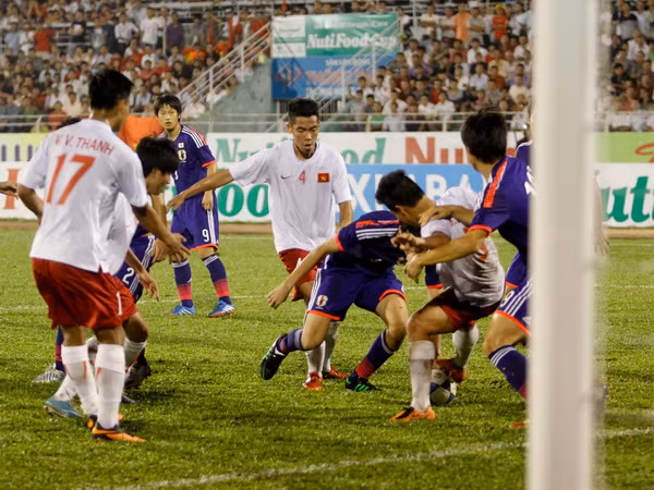 Cơ hội hiếm hoi của U19 Việt Nam. (Ảnh: Minh Chiến/Vietnam+)