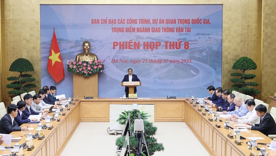 Thủ tướng Phạm Minh Chính chủ trì phiên họp. (Ảnh: Dương Giang/TTXVN)