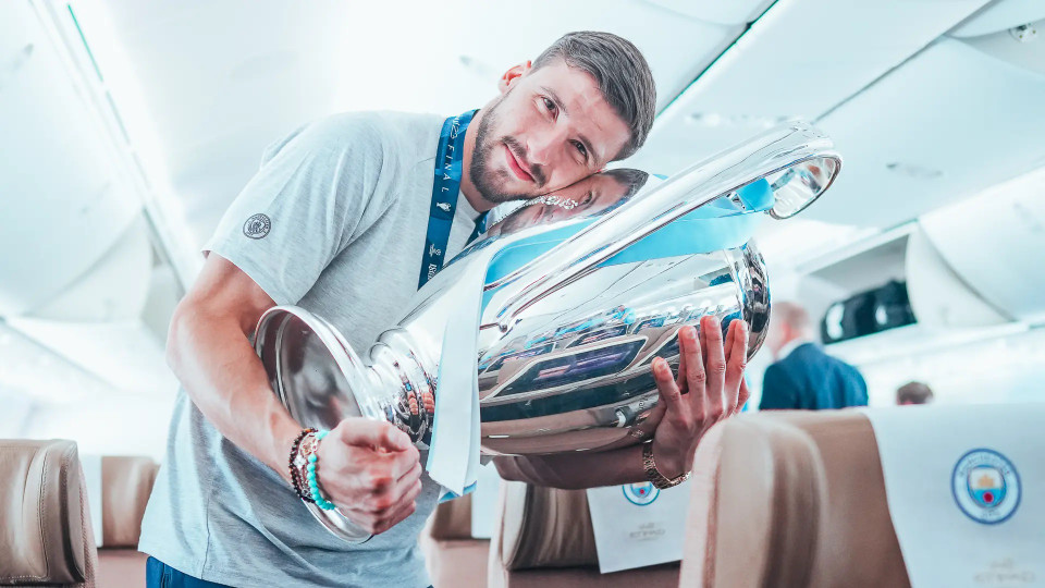 Ruben Dias và giấc mơ Champions League cùng Man City đã thành hiện thực. (Nguồn: Man City)